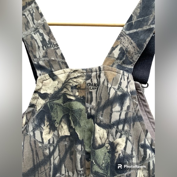 Vintage Wolf Mountain Hunting Wear by Key Camouflage Bib Overalls - Picture 4 of 10